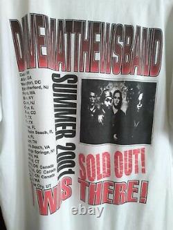 Vintage Dave Matthews Band 2001 Everyday Tour Sold Out Shirt XL EUC