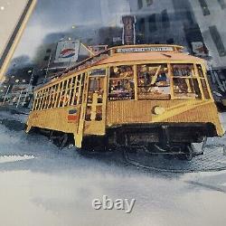 Yesterday 1991 Streetcar Limit Edition Signed Print by Dave Riebe 322 /1500