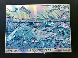 Yin Shian Ng Dave Matthews Band DMB Tim Reynolds Rainbow Foil Art Print Poster