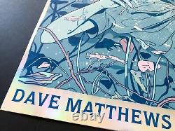 Yin Shian Ng Dave Matthews Band DMB Tim Reynolds Rainbow Foil Art Print Poster