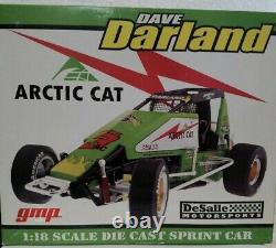 1/18 Gmp 2003 Autographié Dave Darland/artic Cat #3ac Diecast Sprint Car
