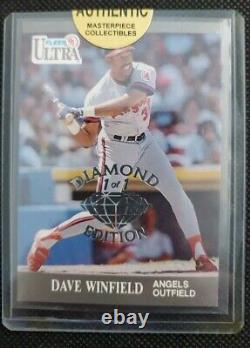 1991 Fleer Ultra Dave Winfield Édition Diamant One Of One 1/1 Certifié HOF