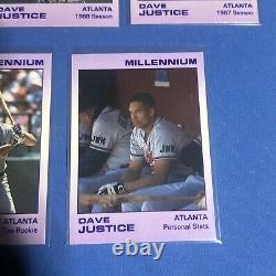 1991 STAR CO. MILLENNIUM DAVE JUSTICE SET UNIQUEMENT 200 ENSEMBLES AvecPromo? EBAY POP 1