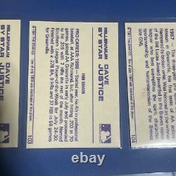 1991 STAR CO. MILLENNIUM DAVE JUSTICE SET UNIQUEMENT 200 ENSEMBLES AvecPromo? EBAY POP 1