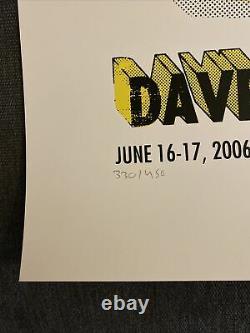 2006 Dave Matthews Band Affiche Spac Limited Edition
