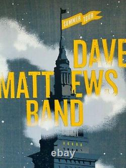 2008 Affiche Dave Matthews Band Cleveland, Oh Limited Edition