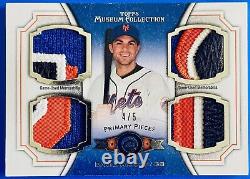 2012 Topps Museum David Wright #d 4/5 Quad Patch Maillot Reliques New York Mets