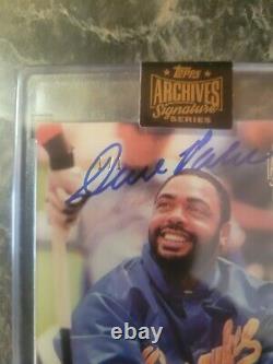 2021 Topps Archives 1/1 Dave Parker Scelled Auto