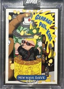 2022 GPK Topps x Ermsy Entertainment Blend #5 NEW WAVE DAVE Épreuve d'artiste 24/49