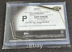 2022 Tier One Dave Parker Jeu Utilisé Batte Bouton 1/1