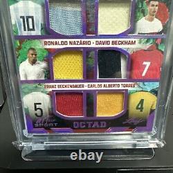 2023 Feuille d'art du sport Octad avec Pelé, Messi, Cristiano Ronaldo, GU Patch 2/5