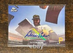 2024 Topps Noir & Blanc Dave Parker AUTOGRAPHIE EN COULEUR COMPLÈTE 1/1 Pirates HOF