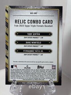 2024 Topps Triple Threads Triple Relique ? Ruby ? 1/1 ? Gwynn-winfield-tatis Jr