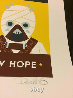 A New Hope Star Wars Episode IV Print 2013 Dave Perillo Mint Affiche