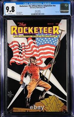 Adaptation officielle du film Rocketeer CGC 9.8 Édition Deluxe avec couverture de Dave Stevens