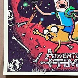 Adventure Time Limited Edition Mondo Affiche D'impression D'écran Dave Quiggle 24 X 18