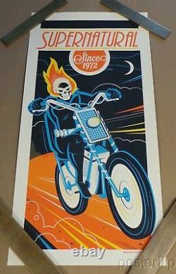 Affiche D'impression Ghost Rider Dave Perillo Xx/225 Marvel Numéroté À La Main