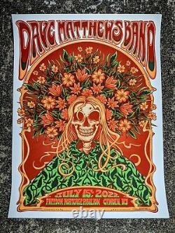 Affiche de Dave Matthews Band à Camden, NJ DMB Dave et Tim ZazzCorp Extrêmement Rare
