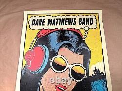 Affiche du Dave Matthews Band Clarkston 2018 Methane Signée AP DTE Energy 6/6