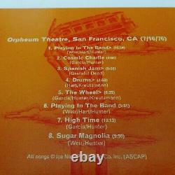 CD Vol. 18 de Grateful Dead Dave's Picks 2016 - Disque bonus Orpheum SF CA 7/16/76 1976