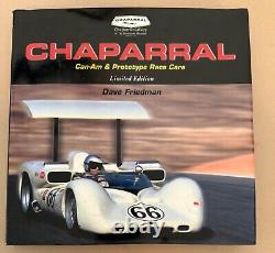 CHAPARRAL Voitures de Course Can-Am & Prototype par Dave Friedman (HC, DJ) Édition Limitée