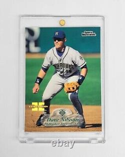Chef-d'œuvre parallèle 1/1 1998 Fleer Sports Illustrated DAVE NILSSON BREWERS RARE