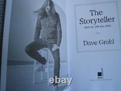 DAVE GROHL A SIGNÉ 'THE STORYTELLER' Édition limitée en couverture rigide, première édition, FOO FIGHTERS.