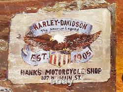 Dave Barnhouse Classique Américaine S/N #1583/2450 Mint Avec CERT Logo Harley Davidson