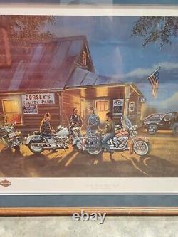 Dave Barnhouse Laissez les bons moments rouler #1362/2450 AvecCERT Harley Davidson