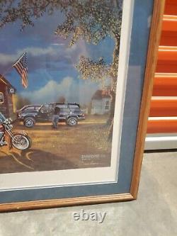 Dave Barnhouse Laissez les bons moments rouler #1362/2450 AvecCERT Harley Davidson