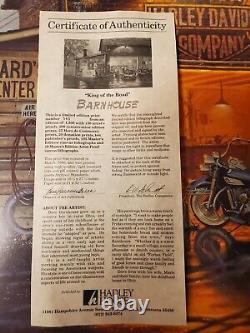 Dave Barnhouse Roi De La Route #365/1500 Monnaie Aveccert Harley Davidson Rare