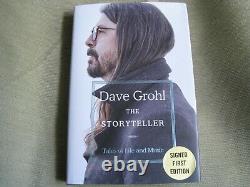 Dave Grohl Signé Le Storyteller Limited Couverture Rigide Première Édition Foo Fighters