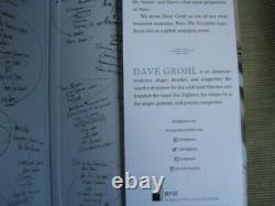 Dave Grohl Signé Le Storyteller Limited Couverture Rigide Première Édition Foo Fighters