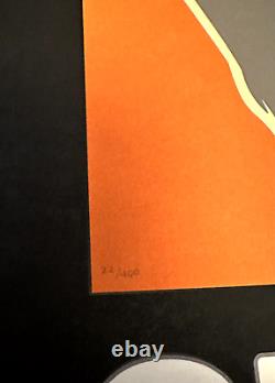 Dave Kinsey Donne Grande Paire Orange et Jaune de Édition Limitée Signée 2007 Rare