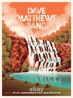 Dave Mathews Band New York City Concert Poster Edition Limitée Screen Print Dkng
