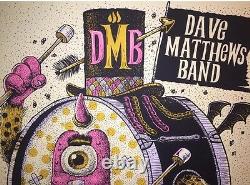 Dave Matthews Band Affiche Des Moines Ia Print Methane Dmb Wells Fargo Arena Dmb