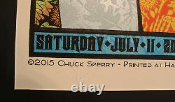Dave Matthews Band Chuck Sperry 2015 Virginia Beach Poster Dmb Edition Limitée
