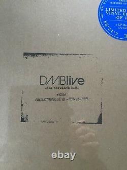 Dave Matthews Band Dmb Live Trax 2.22.94 Charlottesville, Va Rsd Vinyl Lp
