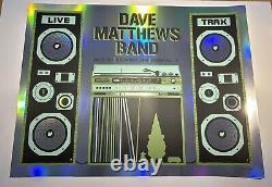 Dave Matthews Band Live Trax 62 Affiche Foil Variant Edition Limitée À 300 Exemplaires