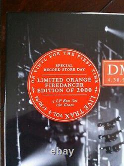 Dave Matthews Band Live Trax Vol. 4 Orange Vinyl Box Set 2014 Rsd Gravé Scellé