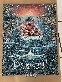 Dave Matthews Band Tampa Poster Miles Tsang Matching Number Set Dawn Variante Dmb