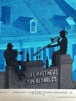 Dave Matthews Et Tim Reynolds Nouvelle-orléans Affiche Edition Limitée Signée