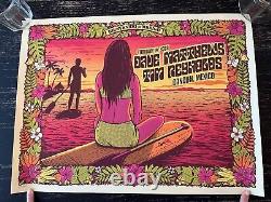 Dave Matthews Tim Reynolds Cancun 2020 Edition Limitée Affiche Surfer Girl
