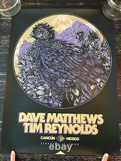 Dave Matthews Tim Reynolds Cancun 2020 Edition Limitée Poster