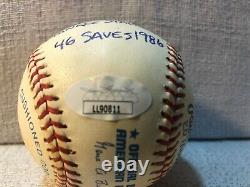 Dave Righetti New York Yankees A Signé Chaque Stat Limited Edition Baseball Jsa