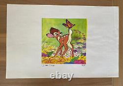 Dave Smith Bambi Disney Art Gouache Édition Limitée 42/50 Authenticité