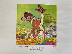 Dave Smith Bambi Disney Art Gouache Édition Limitée 42/50 Authenticité