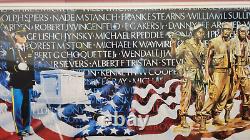 Dave Troutman a signé une édition limitée encadrée de l'estampe d'art de la guerre du Vietnam #5/1000