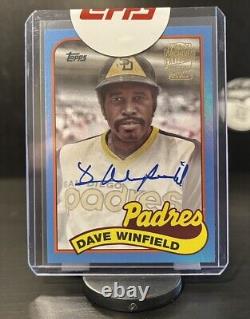 Dave Winfield/Ozzie Smith HOF? Double Auto? Bleu 50/50 PADRES