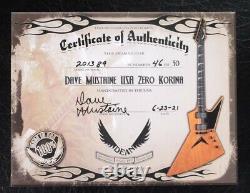 Dean Dave Mustaine USA Zero Korina Édition Limitée